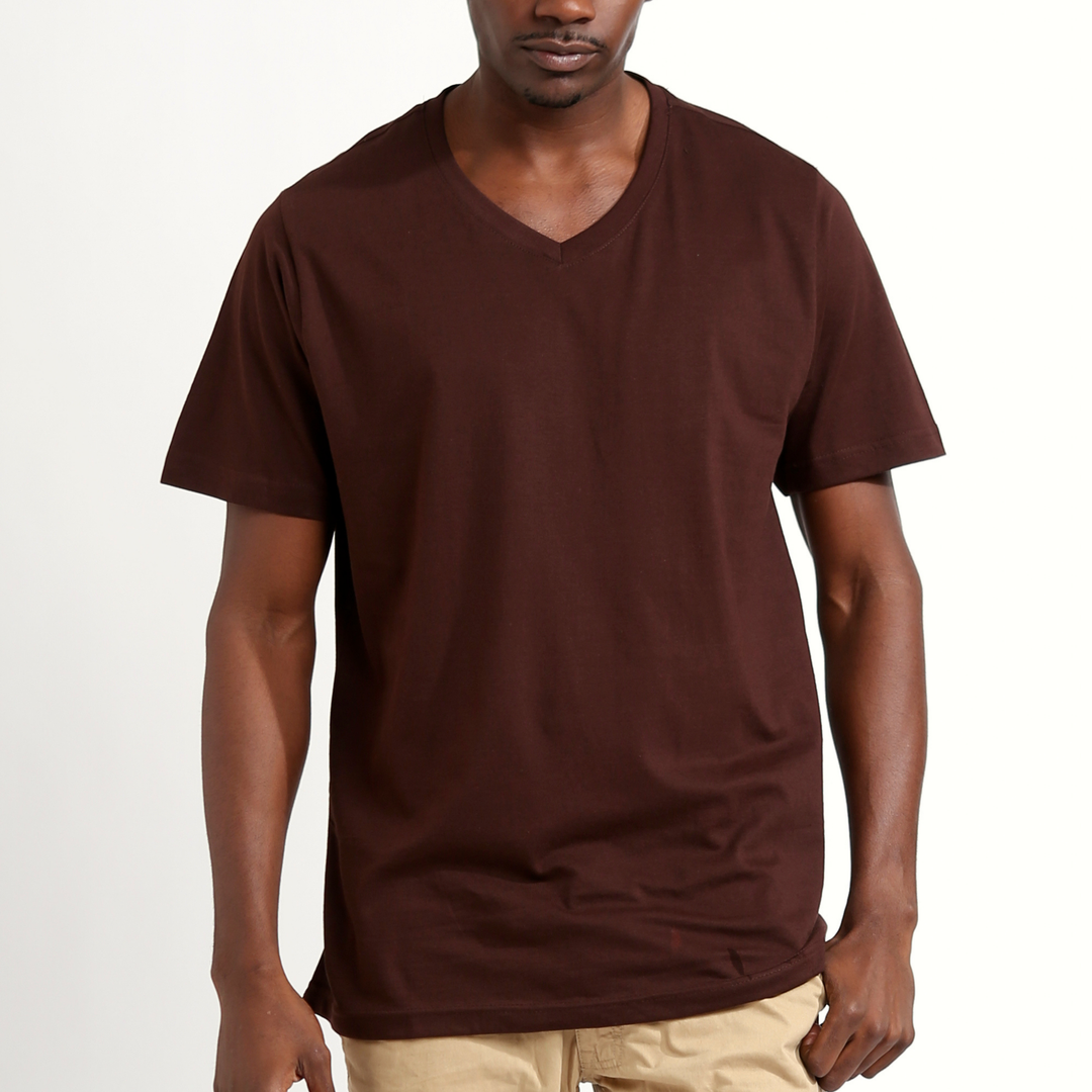 Regular Fit T-Shirt, V Neck