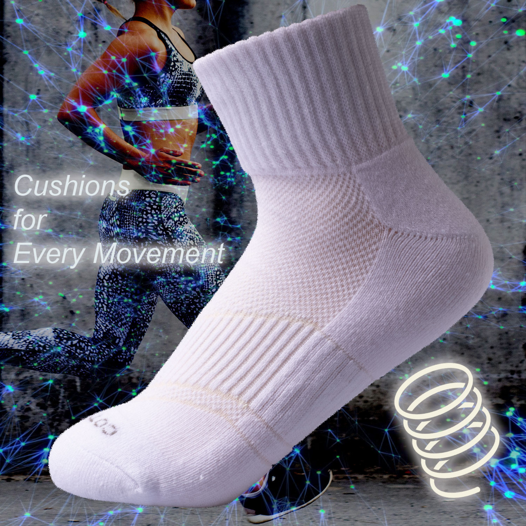 Quarter Dri-Fit Cushioned Socks