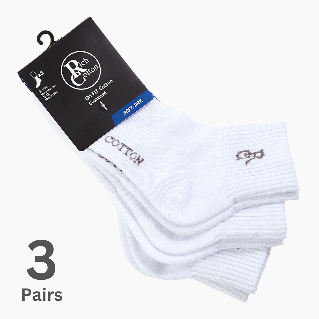 Quarter Dri-Fit Cushioned Socks