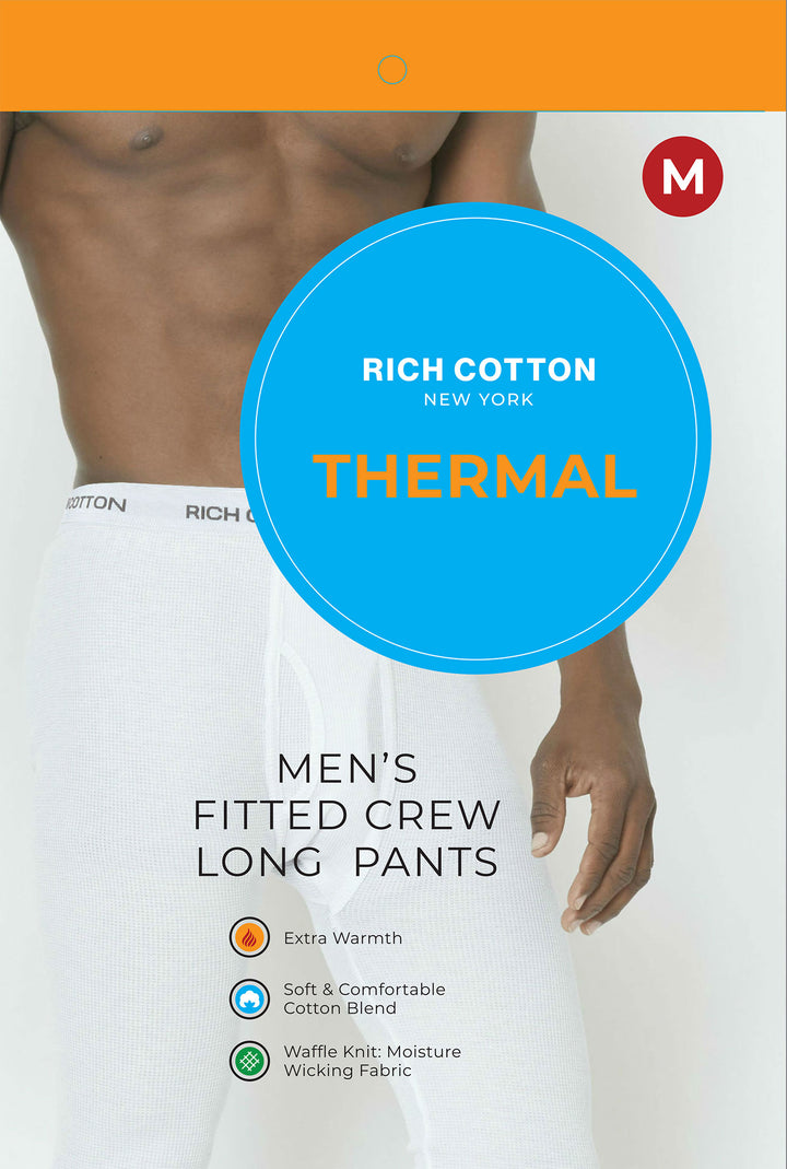 Fitted Thermal Waffle Pants